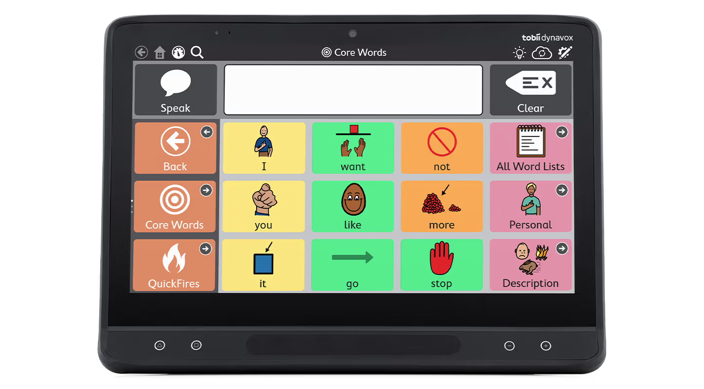 Tobii Dynavox Interface